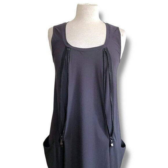 MC Planet by Innate Womens Dress US Sz 8 Gray Lagenlook Minimalist Art To Wear - Picture 8 of 11
